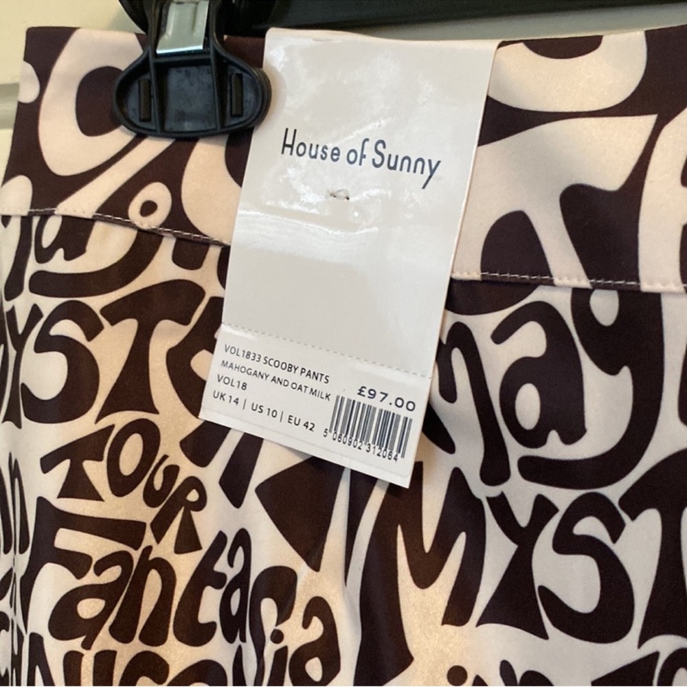 NWT House Of Sunny Scooby Graphic Straight Leg Pants Size 10 - Picture 5 of 10